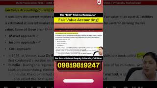 The "MIC" Trick to Remember Fair Value Accounting! #officersadda247 #jaiibexam #bankingexam #caiib