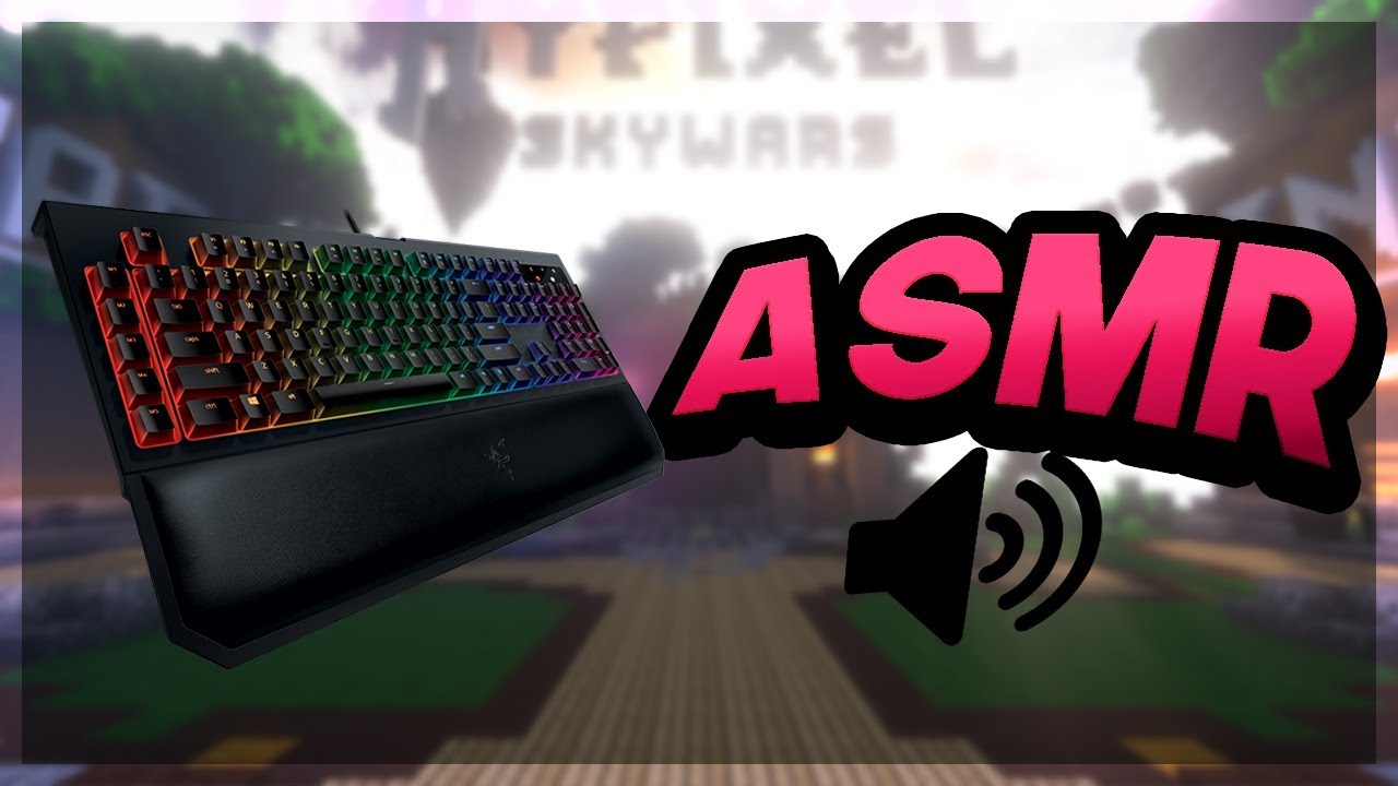 ASMR KEYBOARD/MOUSE SOUNDS V1 Yellow Switches [SkyWars] YouTube