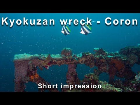 Diving the Kyokuzan Maru wreck - Coron - Philippines