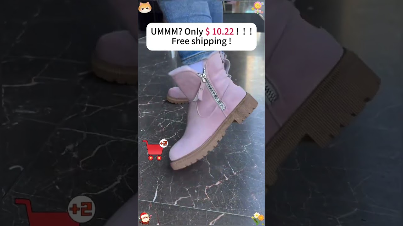 Cozy Winter Plush Snow Boots for Women 