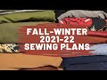 Fallwinter sewing plans