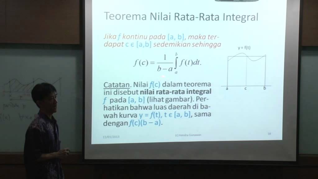 4 5 Teorema Nilai Rata Rata Integral  4 5 Teorema Nilai Rata Rata Integral
