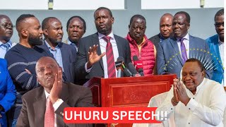 WATCH PRESIDENT RUTO BODY LANGUAGE WHILE SEN SIFUNA WAS DELIVERING UHURU KENYATTA MESSAGE AT ODM @20