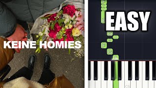 Keine Homies - Civo & Maxe | EASY Piano Tutorial