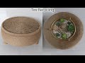 Amazing ! Super Recycling Old Tire into Coffee Table, Jute Craft Ideas