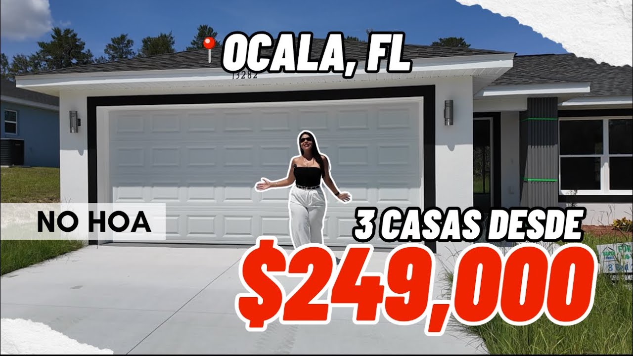 Casas BUENAS, BONITAS, BARATAS DESDE $249,000, en OCALA FL