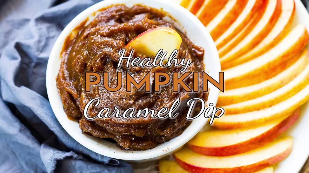 Healthy Caramel Pumpkin Dip Vegan, Gluten Free YouTube