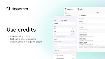 Use credits | Spacebring platform for shared & coworking spaces