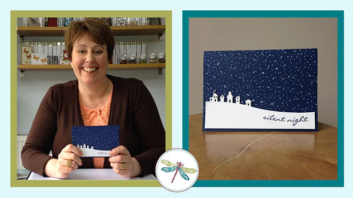 Stunning Sparkly Christmas Card using Stampin' Up!...