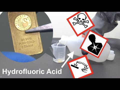 Hydrofluoric acid VS Gold