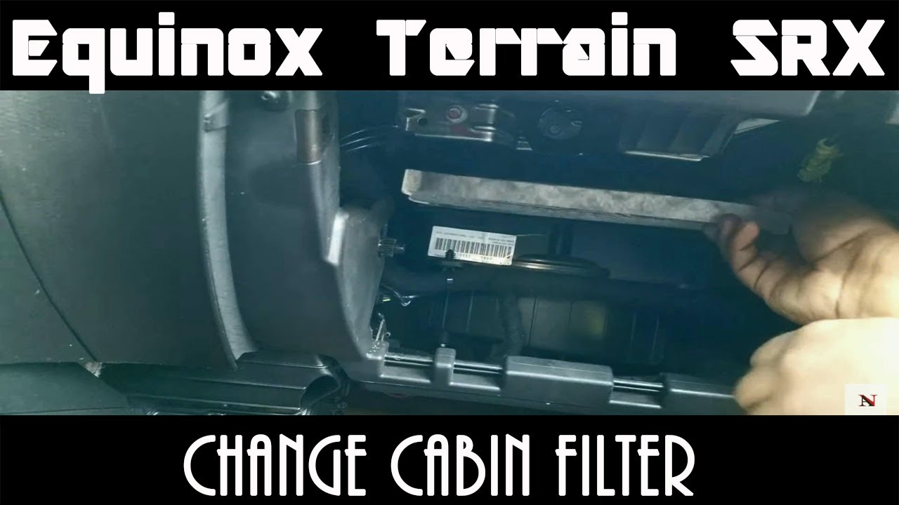 Terrain Equinox SRX Change Cabin Filter YouTube