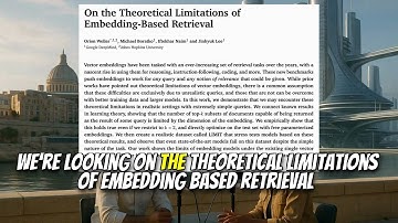 On the Theoretical Limitations of Embedding-Based Retrieval (Aug 2025)