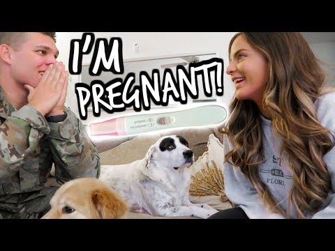 IM PREGNANT! FINDING OUT AND TELLING MY HUSBAND! *EMOTIONAL*  | Casey Holmes Vlogs