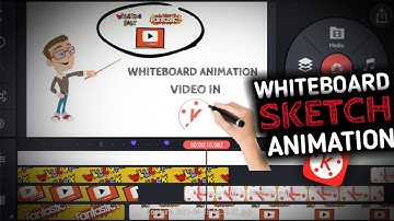 How to Make Whiteboard Sketch Animation video in Android Using Kinemaster