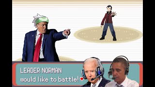 Donald Trump vs Gym Leader Norman! (Presidents Play Pokemon Emerald: Episode 9)