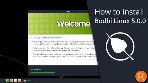 How to install Bodhi Linux on Oracle virtualbox