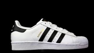 Adidas Superstar blanco & negro - YouTube