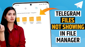 How To Fix Telegram Files or Folder Not Showing In File Manager (2022)