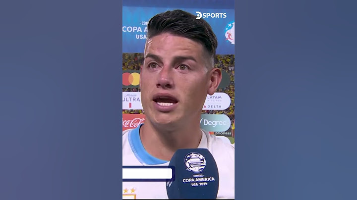 🇨🇴 James #RODRIGUEZ y su emoción por la clasificación a la final de la CONMEBOL #CopaAméricaEnDSPO
