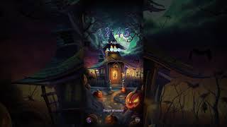 Galaxy Premium Theme - Halloween Enchanted House Animated Lockscreen screenshot 4