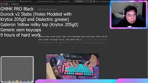 GMMK PRO Modded before and after (tldr; goat stabs surcks)