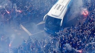 On board Bus Real Oviedo : Llegada al Carlos Tartiere
