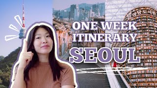 how to spend a week in seoul 🇰🇷 itinerary for first-time visitors