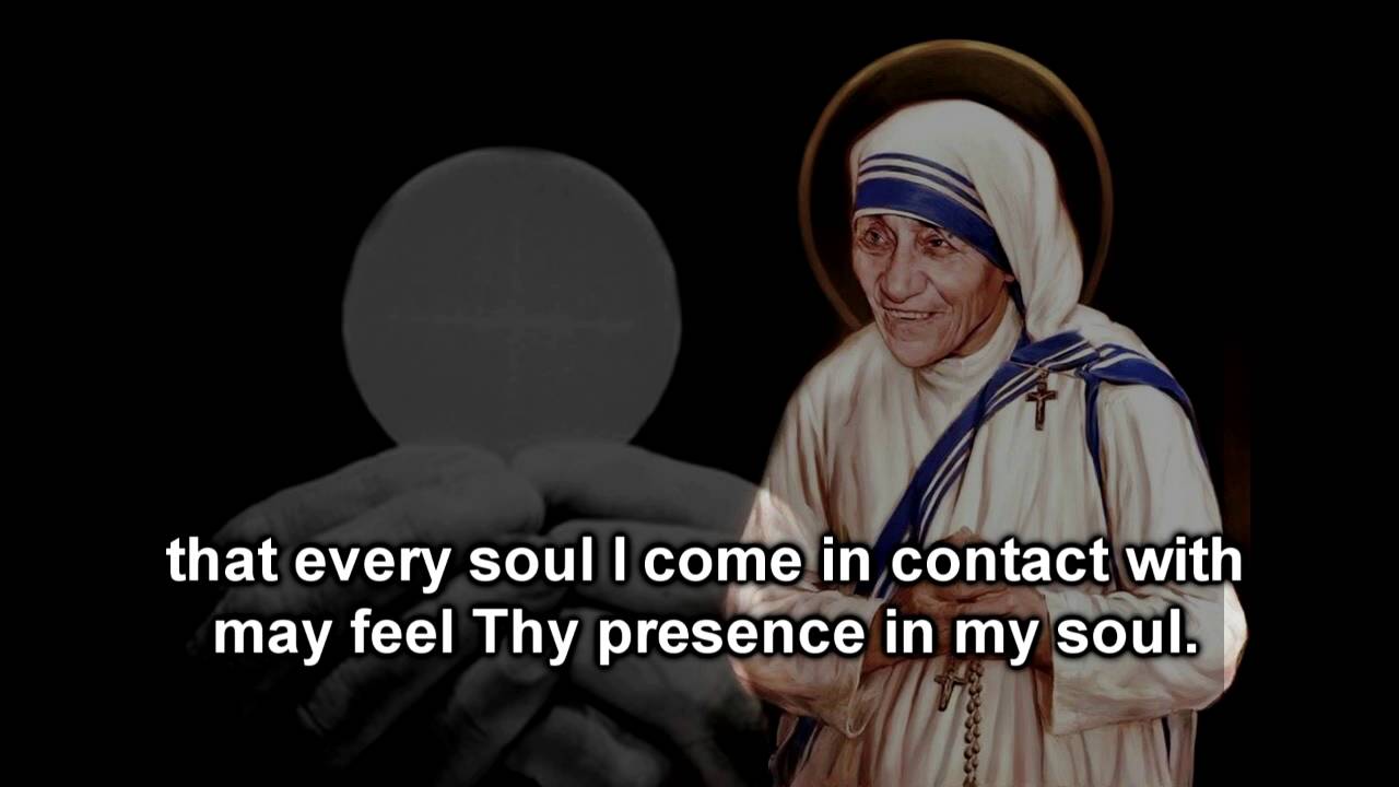 Night Time Prayer of Saint Mother Teresa of Calcutta YouTube