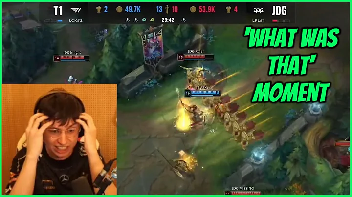 FAKER MAKES THE BIGGEST PLAY OF WORLDS