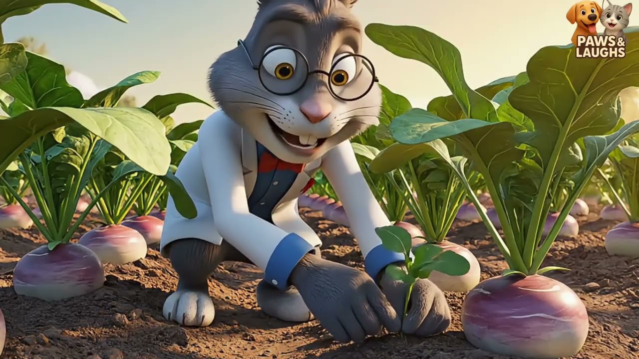 Learning to Farm! How to Grow Turnips (Learning with Professor Bunny - Part 2)