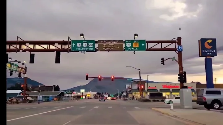 Downtown Cody Wyoming USA. Peaceful, friendly🌼 lots to see and do✨️🇺🇸