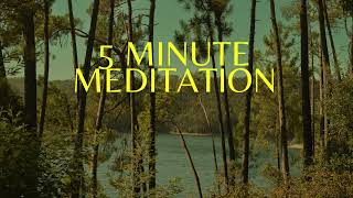 5 minute meditation for anxiety, meditation, and enhanced learning.