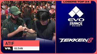 Evo France 2026: Ulsan vs Atif | TEKKEN 8 | Top 24 Losers Round 3