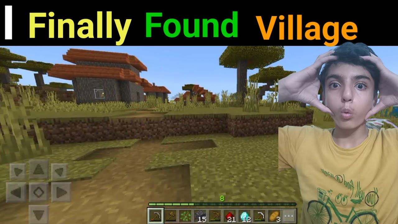 I Finally Found Village In Minecraft | Minecraft Gameplay #7 - YouTube