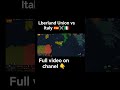 lberland Union vs Italy #history #viral #europe #spain #italy #mapmaster