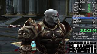 God of War 2 - Speedrun Any% NG+ In 59:17 (PLAYED WITH KEYBOARD)