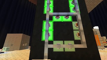 Giant seven segment display experiment, minecraft #1