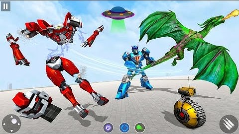 The car game became the dragon robot and the coolest helicopter ever