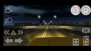 VAZ-2101 Top Speed Acceleration Run Night In Russian Classic Car Simulator screenshot 2