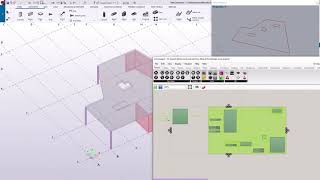 Slab model from Tekla to FemDesign using Grasshopper