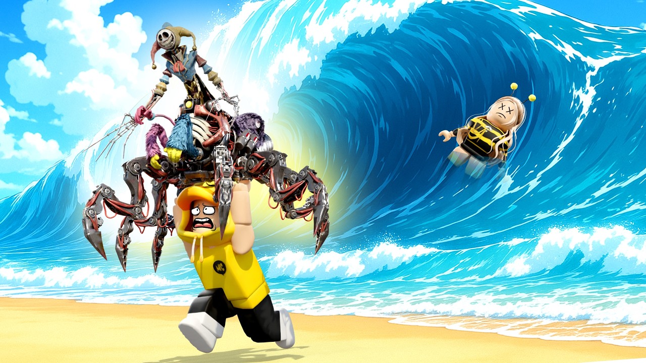 LARII!! Aku Kabur dari TSUNAMI untuk Menyelamatkan PROTOTYPE FACTORY!!