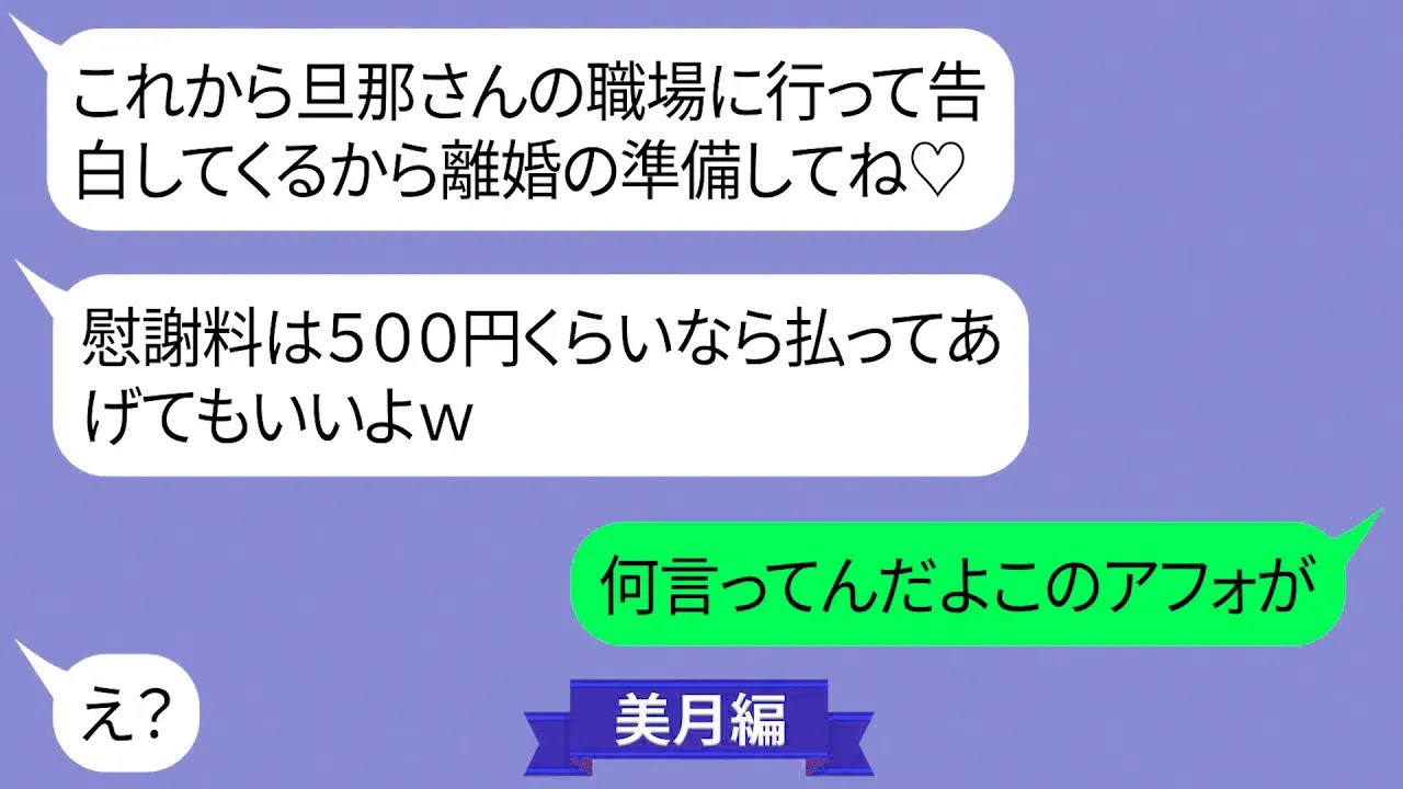 自分が私の夫に好かれていると勘違いする自称美魔女のママ友【LINE】