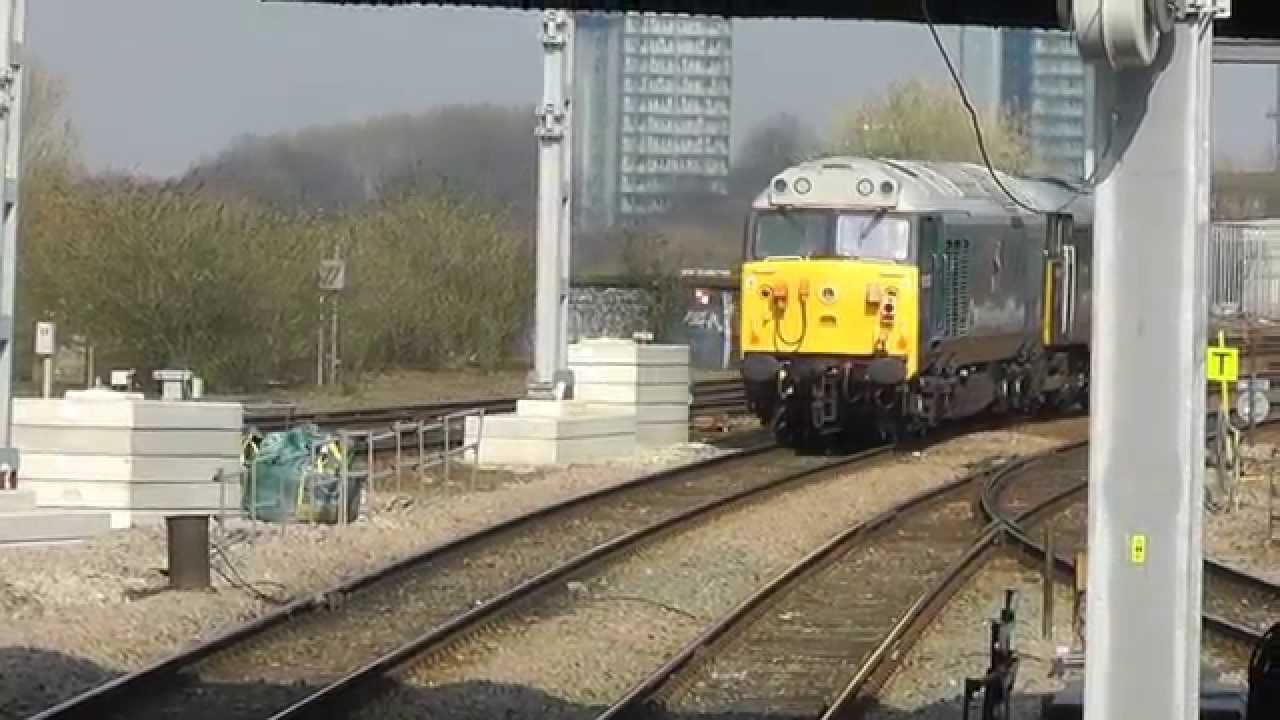 Class31 601 + Class 50 008 Manchester Victoria 9th April 2015 - YouTube