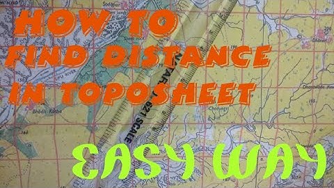 HOW TO FIND DISTANCE IN TOPOSHEET/WHAT IS SCALE/ICSE/10TH
