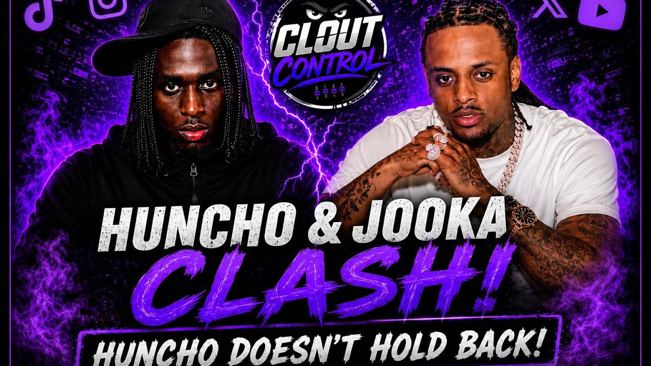 Jooka Rapper Huncho & Jooka Clash & Huncho Doesn’t Hold Back! 🫢 | Clout Control ...