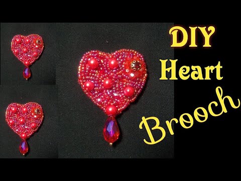 Video: Do-it-yourself Large Brooch Made Of Felt And Beads