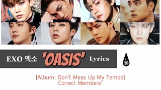 Exo  oasis S correct Members