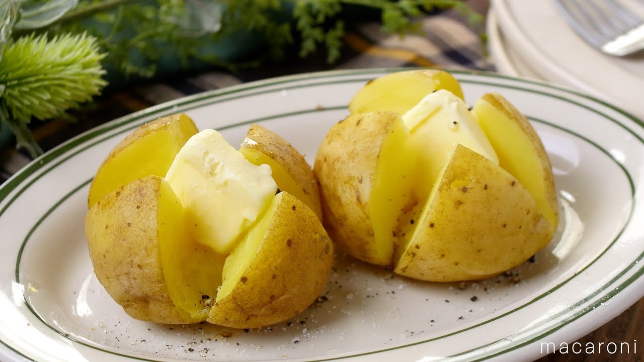 レンジで作る新じゃがバター】ほくほく食感がたまらない！じゃがいも1