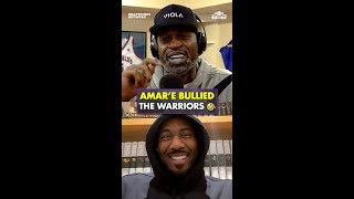 Amar’e had the We Believe Warriors in HELL 😭🔥