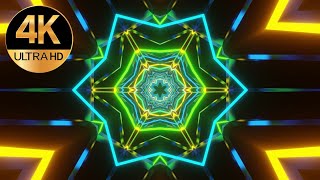 10 Hour 4k Tv screensaver multi Metallic Color Abstract neon tunnel Background Video loop, no sound by 10 Hour 4K screensavers by Donivisuals 945 views 2 weeks ago 10 hours